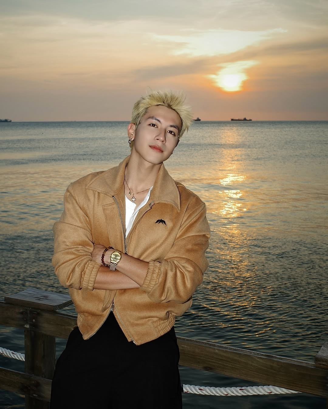 Hà Quang Trường hậu trường phim trường