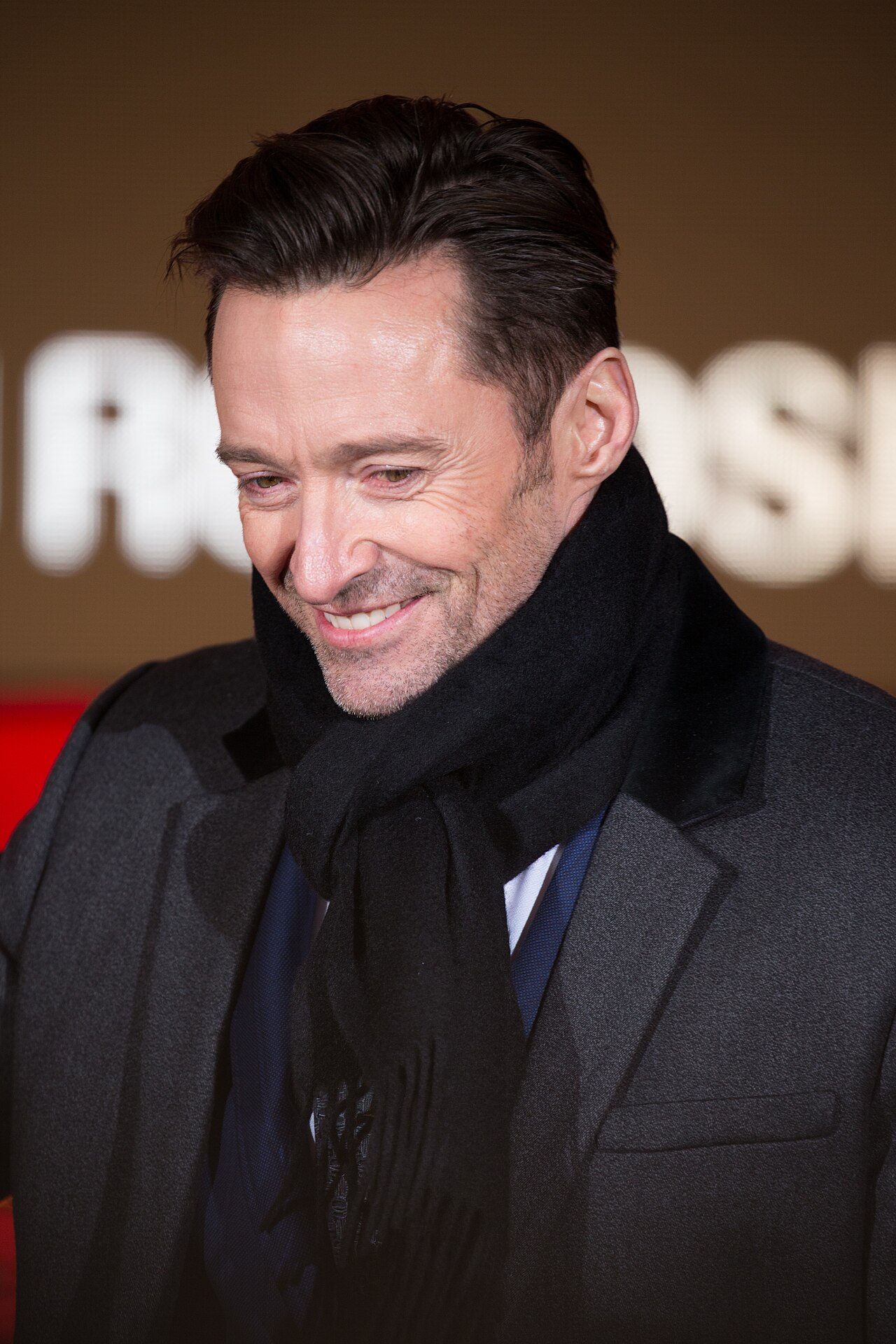 Hugh Jackman tại buổi ra mắt The Greatest Showman