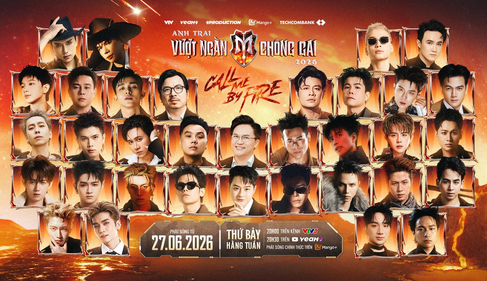 Anh Trai Vượt Ngàn Chông Gai 2026 (Mùa 2): 34 anh tài, tập 1 lên sóng, format đối kháng mới