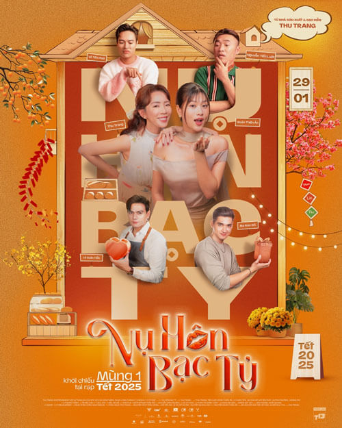 Review phim Nụ Hôn Bạc Tỷ (2025): Thu Trang lần đầu đạo diễn, thu 212 tỷ đồng
