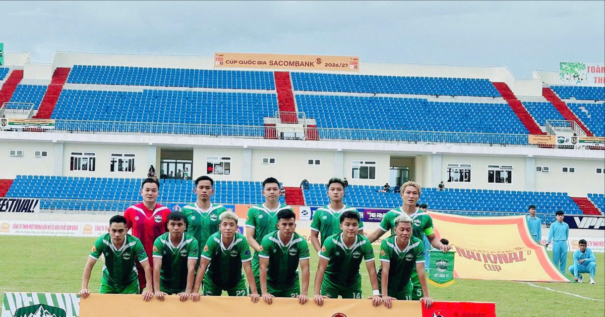Lâm Đồng 0-2 Sông Lam Nghệ An: Cú đá phạt phút 85 của Văn Lắm phá vỡ bế tắc, SLNA thẳng tiến vòng 1/8 Cúp Quốc gia